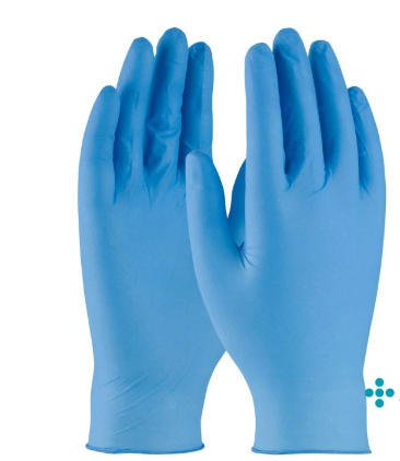 Jednorázové nitrilové rukavice nepudrované modré 100ks, Zarys EasyCARE