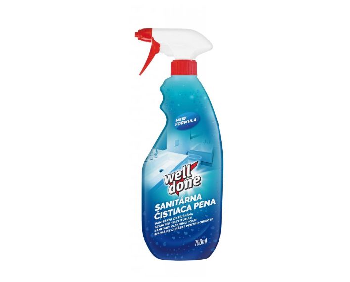 WELL DONE Sanitární čistící pěna s rozprašovačem 750 ml